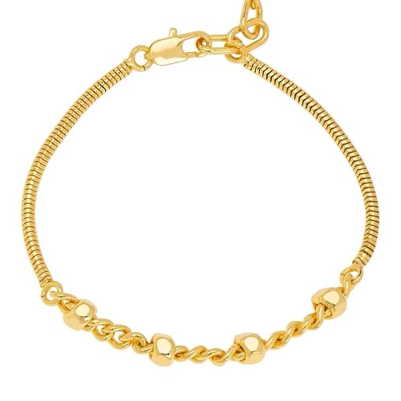 Macy's
14k Gold Plated Chain Link Bracelet - Picture 1 of 5